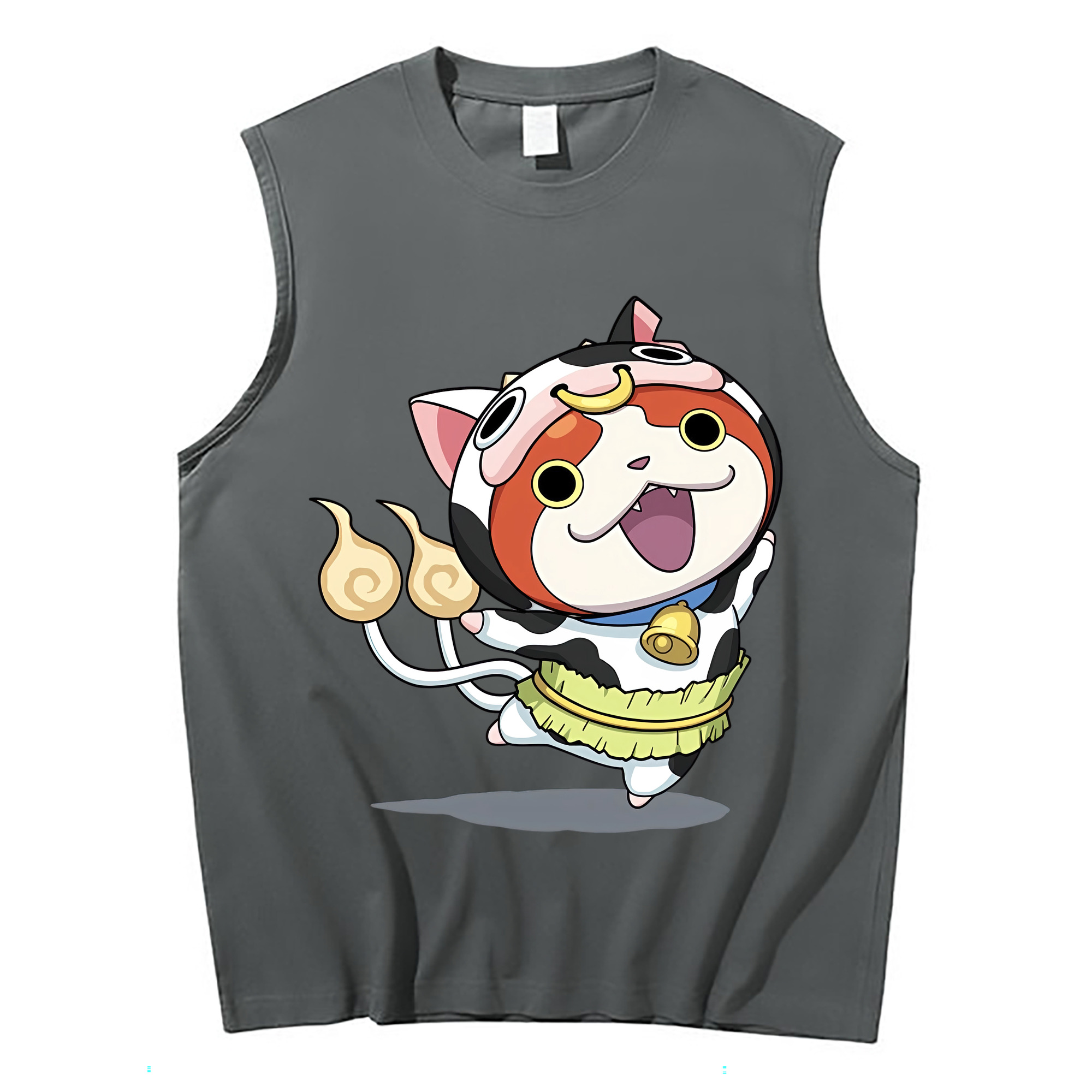 （画像用） 妖怪ウォッチ Yo-kai Watch コットン100％タンクトップ（フロントプリント）